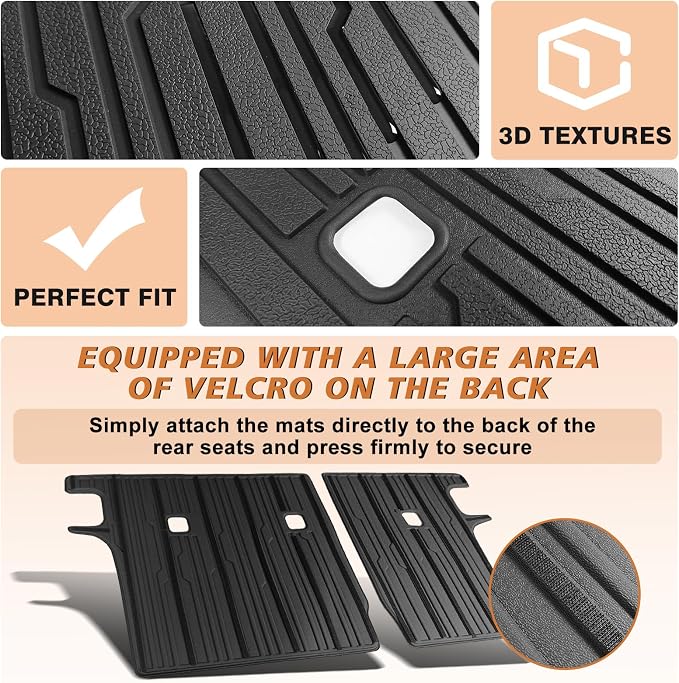 TripleAliners Backrest Mats All Weather Liners Compatible - Image 5