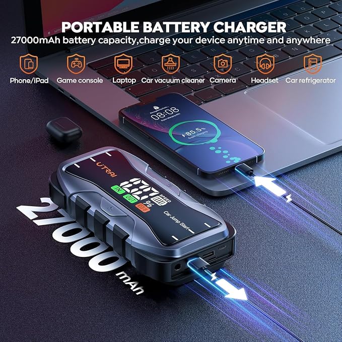 UTRAI 6000A Portable Jump Starter - Image 3