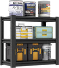 31.5" H Metal Storage Shelving, 1500LBS Heavy Duty Shelves Unit, Adjustable 3 by BIZOEIRON