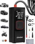 Tire Inflator Portable Air Compressor, 3X Faster 25000mAh 160 PSI Air Pump by Cirvion