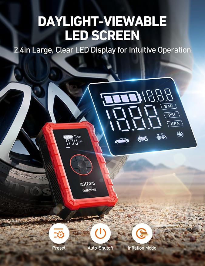 AstroAI S8 Air Jump Starter - Image 4