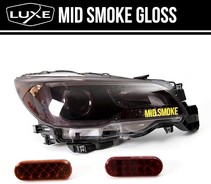 Luxe LightWrap Mid Smoke Gloss Universal Headlight Tail Light Tint Kit - Image 3