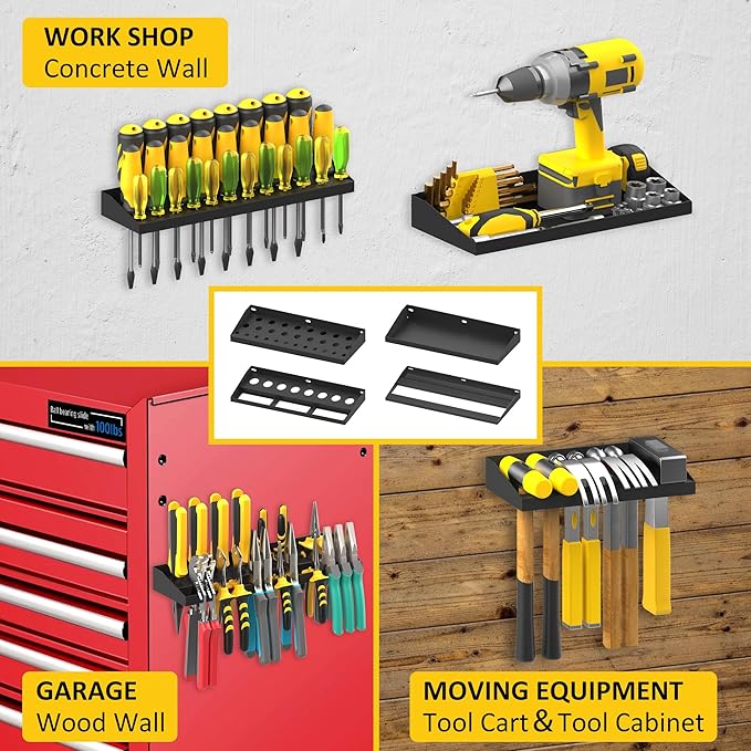 UNITEDPOWER Wall Mount Hand Tool Storage Set, Screwdriver Organizer, Pliers - Image 7