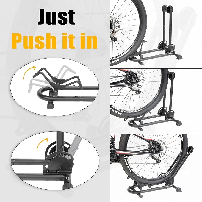 BikeHand Foldable Bike Stand Floor Rack | Sturdy & Durable Quick-Fold Design - Image 4