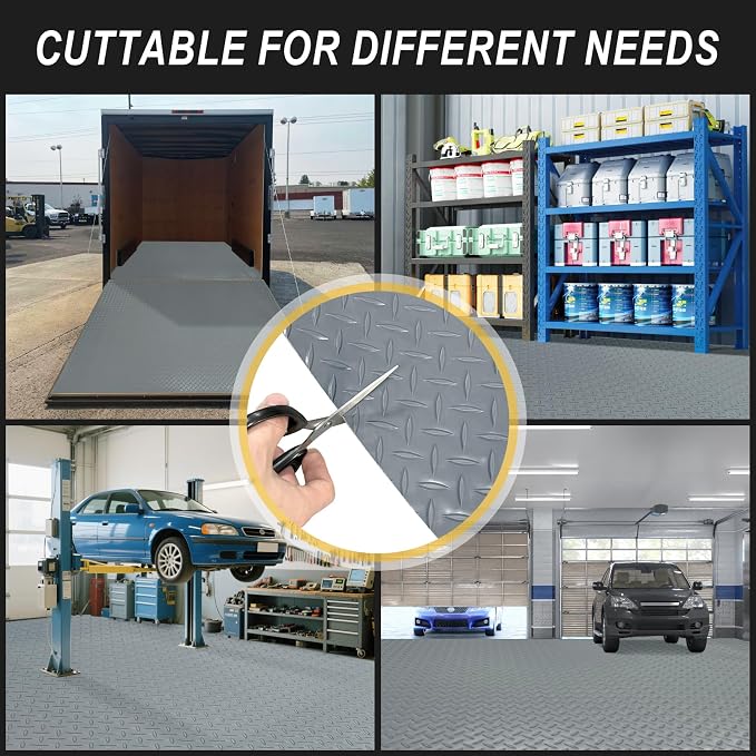 7.5x18 FT Garage Floor Mat, Flooring Roll - Image 8