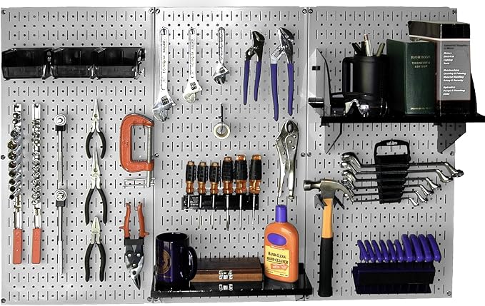 Wall Control Metal Pegboard and Accessory Kit - Image 2