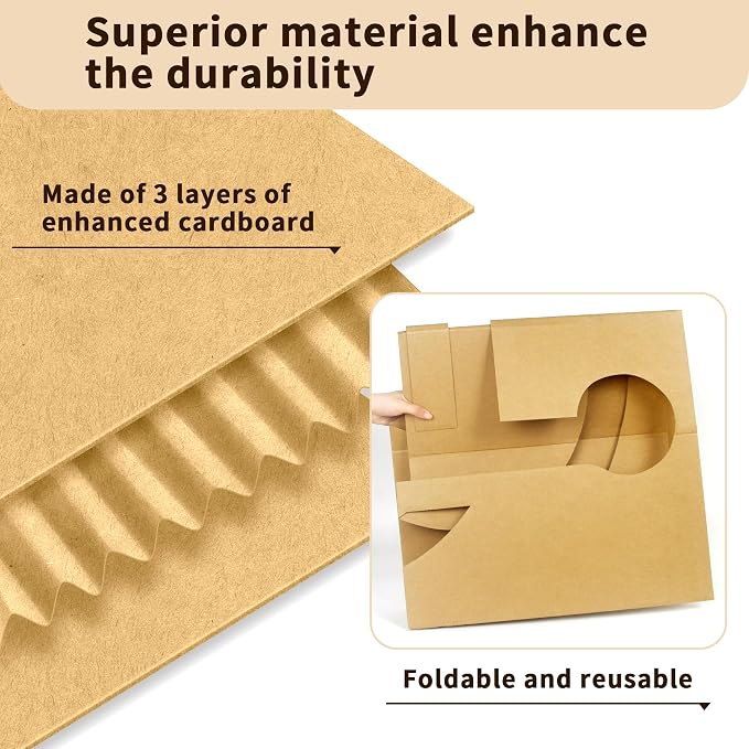 Handicap Parking Stencil, 35.5" x 33" Foldable Cardboard Parking Lot Stencils - Image 4