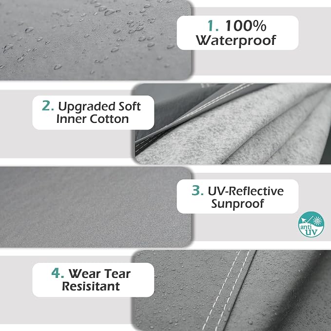 16 Layers Car Cover Waterproof All Weather, Heavy Duty Outdoor Car Cover - Image 2
