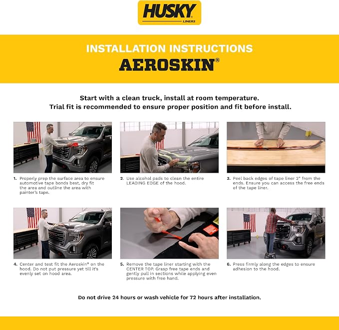 Husky Liners Aeroskin Hood Protector | Fits 2019-2025 Toyota RAV4 | Low Profile - Image 5