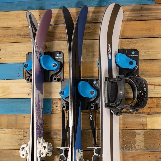 Ultimate Ski & Snowboard Wall Rack | Secure, Non-Slip Storage | Fits Any - Image 7