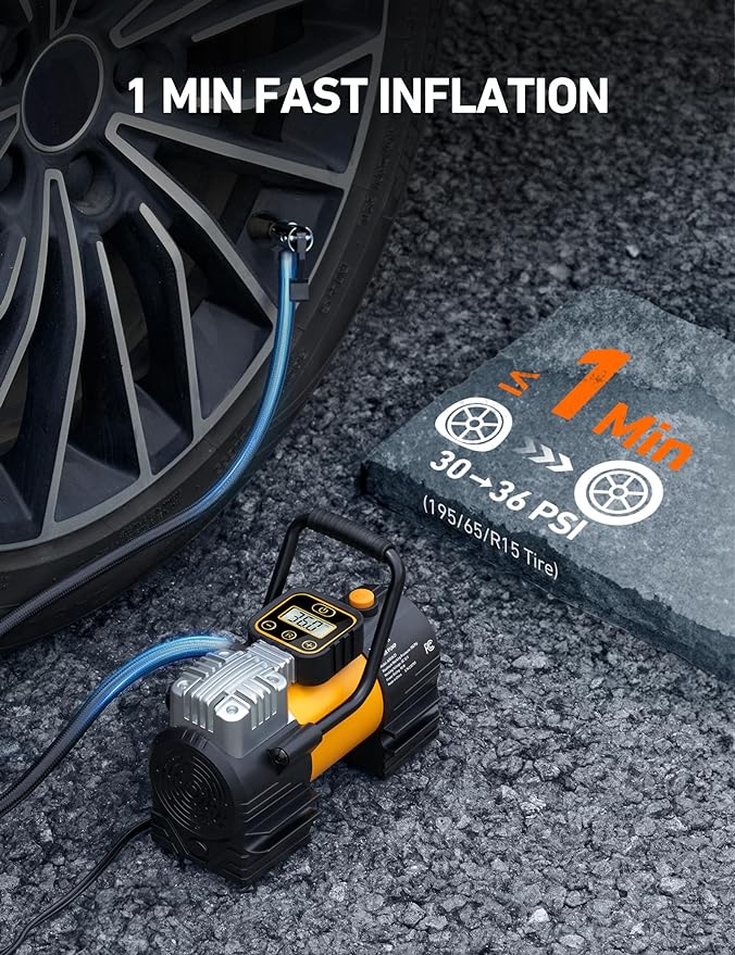 AstroAI Tire Inflator Portable Air Compressor Tire Pump - Image 3