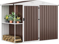 DWVO Outdoor Storage Shed 8x4FT by DWVO