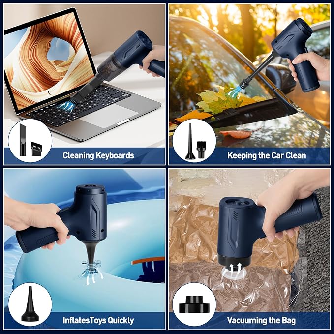 Handheld Car Vacuum Cleaner Cordless, High-Power Brushless 20000PA Mini Hand - Image 6