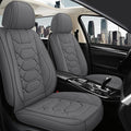Pariitadin Leather Car Seat Covers Front Pair, Waterproof Breathable Faux by Pariitadin