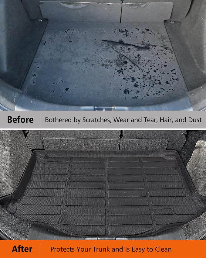 Car Floor Mats for Honda Fit : 2015-2020 Cargo Trunk Liner, Accessories All - Image 5