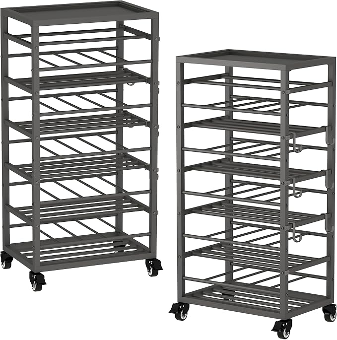 50 Can Spray Paint Rack Organizer, Metal Spray Paint Can Storage Holder - Image 9