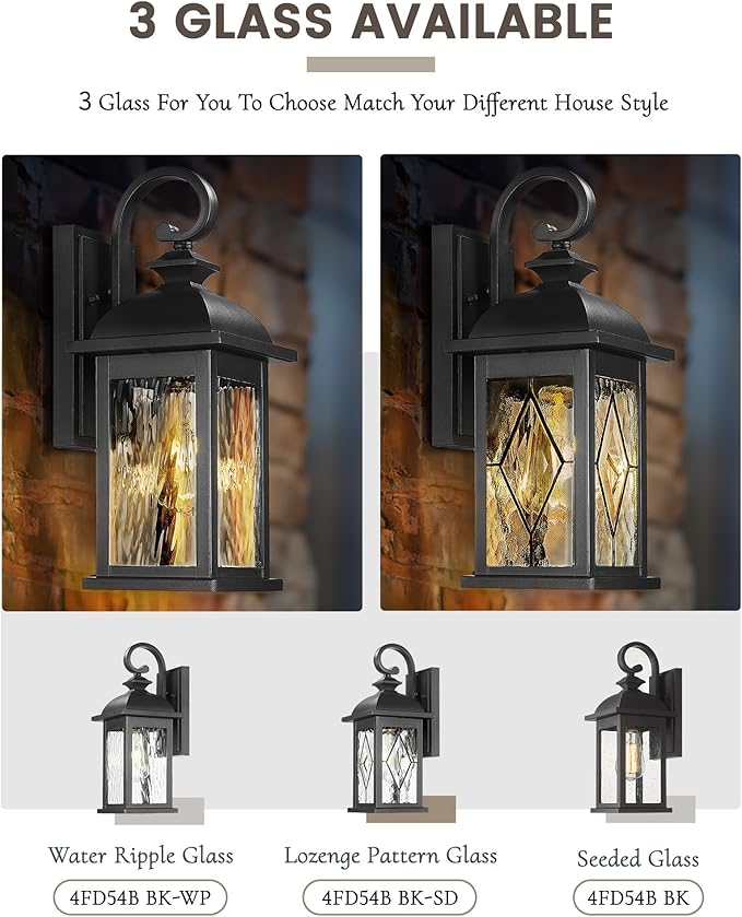 FEMILA 21" Large Exterior Wall Light Fixtures, 2 Pack Anti-Rust Waterproof - Image 5