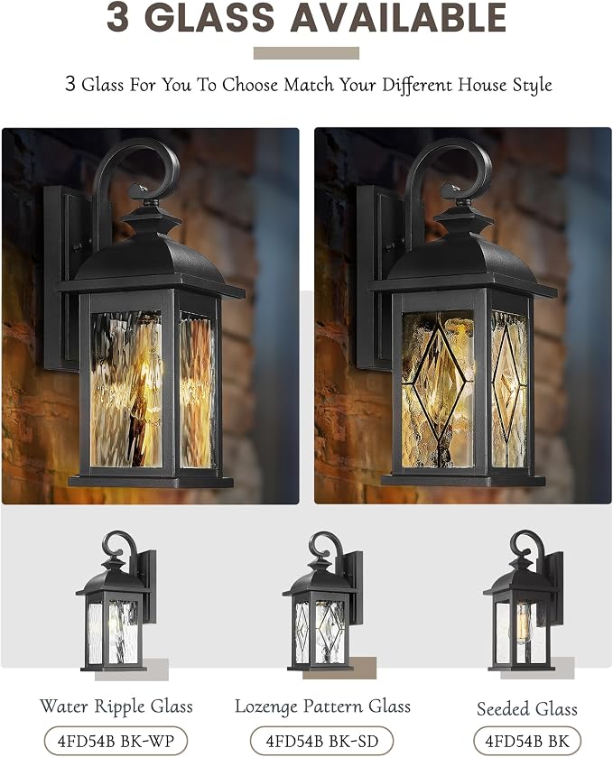 FEMILA 15" Exterior Wall Sconce, Anti-Rust Matte Black Finish - Image 6