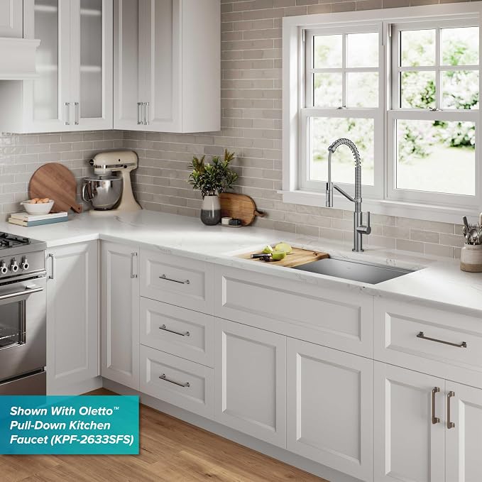 KRAUS Kore Workstation 30-inch Undermount 16 Gauge Stainless Steel Kitchen Sink - Image 15