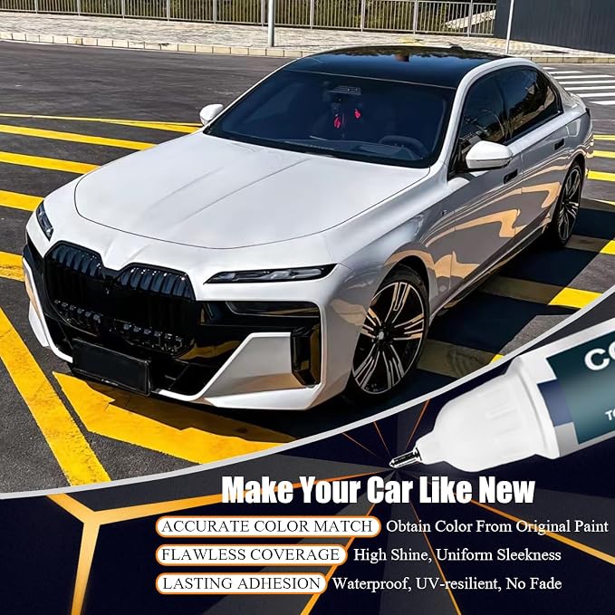 Jet Black Touch Up Paint for BMW, Car Paint Pen Scratch Repair Two-In-One Touch - Image 4