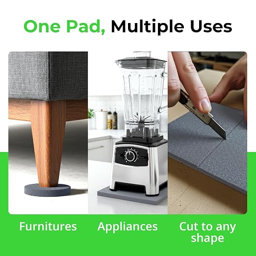 XCEL Set of 4 Gray Multi-Purpose Anti-Vibration Pads - Image 3