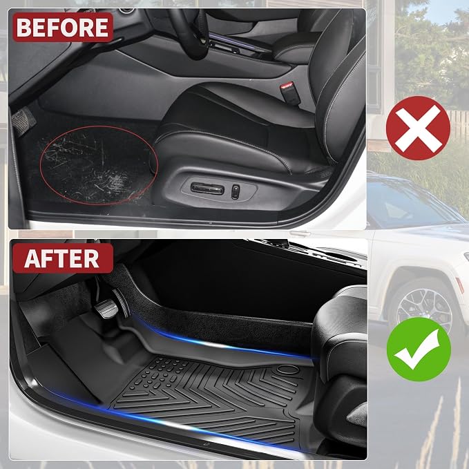 YITAMOTOR Floor Mats Set Fits for Chevrolet Equinox 2018-2024, Custom Fit Front - Image 5