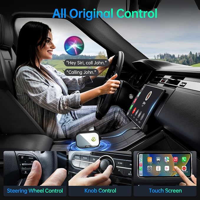Wireless CarPlay Adapter for Apple iPhone, Converts Factory Wired CarPlay to - Image 4