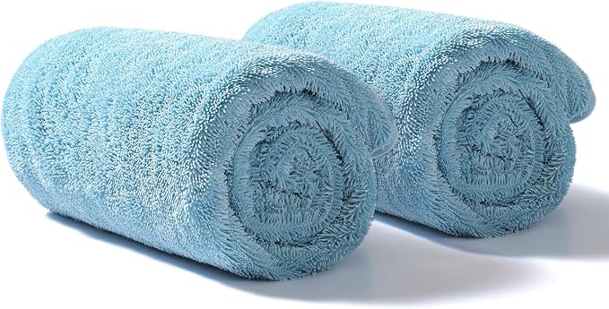 JOYMOOP Microfiber Towels for Cars, 2 Pack 63" x 29.5" Car Drying Towel by JOYMOOP