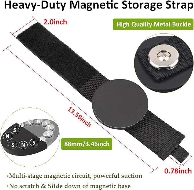 ULIBERMAGNET Strong Magnetic Hooks, Heavy Duty Magnetic Storage Tool Organizer - Image 5