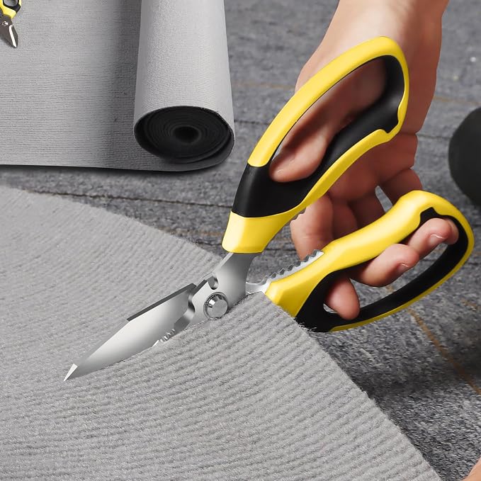 Utility Scissors Heavy Duty: sharp Scissors All Purpose heavy duty, Easy - Image 3