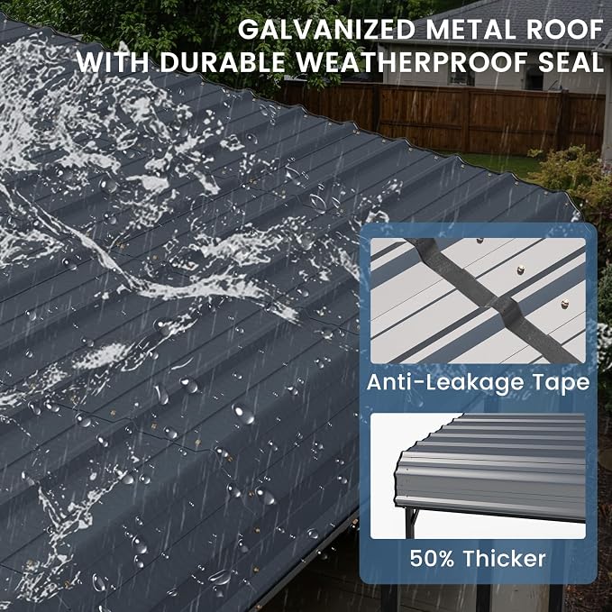 EROMMY 20x40 FT Metal Carport, Heavy Duty Carports - Image 3