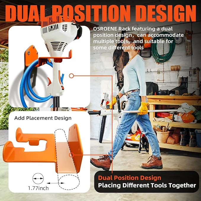 Weedeater Hanger, 4 Pack Weed Eater Hanger - Image 5