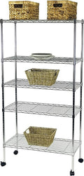Displays By Jack 5 Tier Heavy Duty Wire Shelving Unit Storage Rack by DisplaysByJack