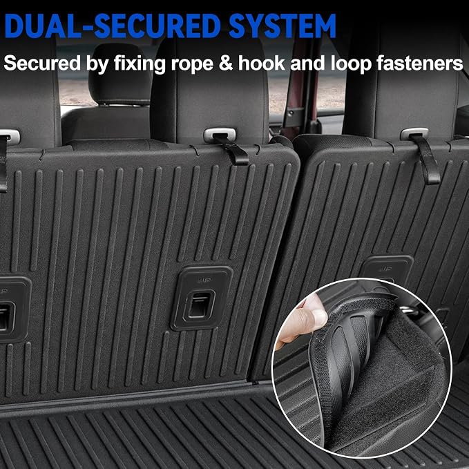 Floor Mats Set for 2022-2025 Nissan Pathfinder 7/8 Seats Accessories, Full - Image 6