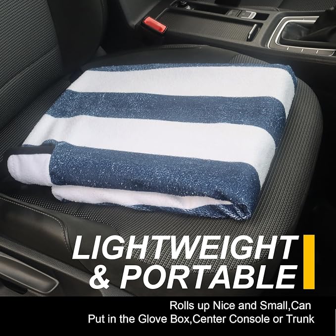 Back Seat Cover for Car Trucks Van SUV, Waterproof Rear Bench Towel Seat Covers - Image 8