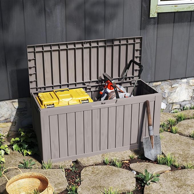90 Gallon Lockable Resin Deck Box - Image 3