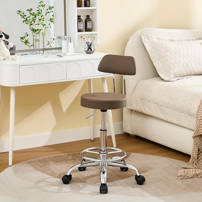 Salon Rolling Chair, Adjustable Stool by FIRAVOE