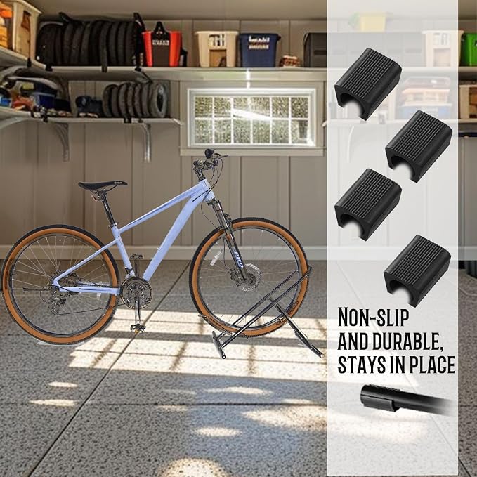 Folding Bike Floor Stand Rack, Portable Bicycle Parking Rack Storage - Image 6