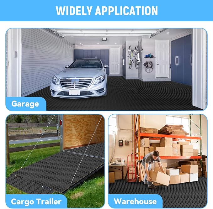 4x6 FT Garage Floor Mat, 2.8mm Thickened PVC Flooring Roll - Image 6