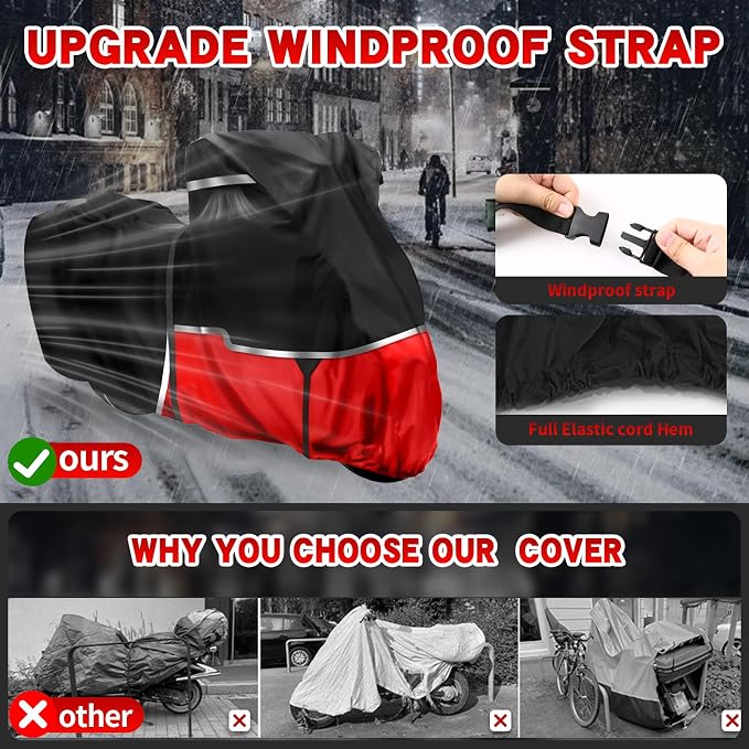 420D Trike Motorcycle Cover Suitable - Image 3