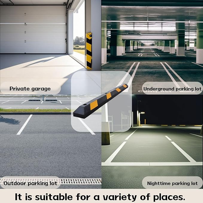 Heavy-Duty Parking Curb Wheel Stop - Image 7