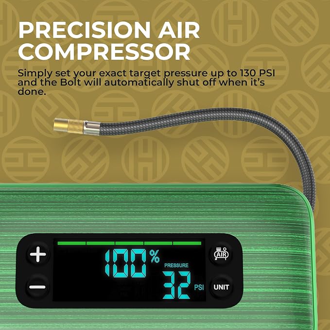 HALO Bolt Ultimate 3 Portable Car Battery Jump Starter | 130 PSI Air Compressor - Image 3