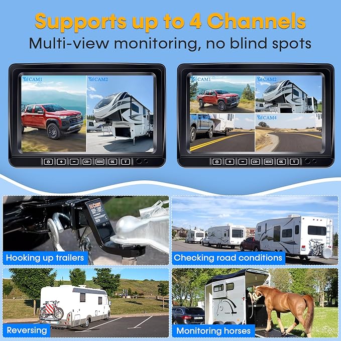 Wireless RV Backup Camera 7-inch - Image 5