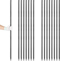 Rebar Stakes 48 inches 16-Pack Concrete Form Stakes Straight 3/8" Diameter by Besitu