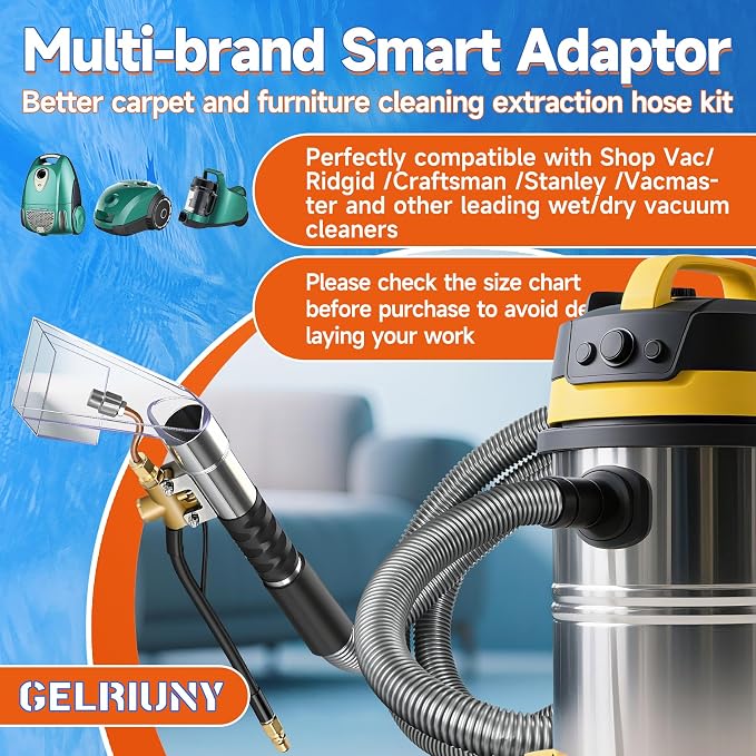 Upgraded Vacuum Cleaner Extractor Kit Compatible - Image 4