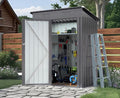 5X3 FT Metal Outdoor Storage Shed, Waterproof Tool House by Unknown