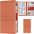 TOURSUIT Car Registration and Insurance Card Holder, Vehicle License Document by TOURSUIT