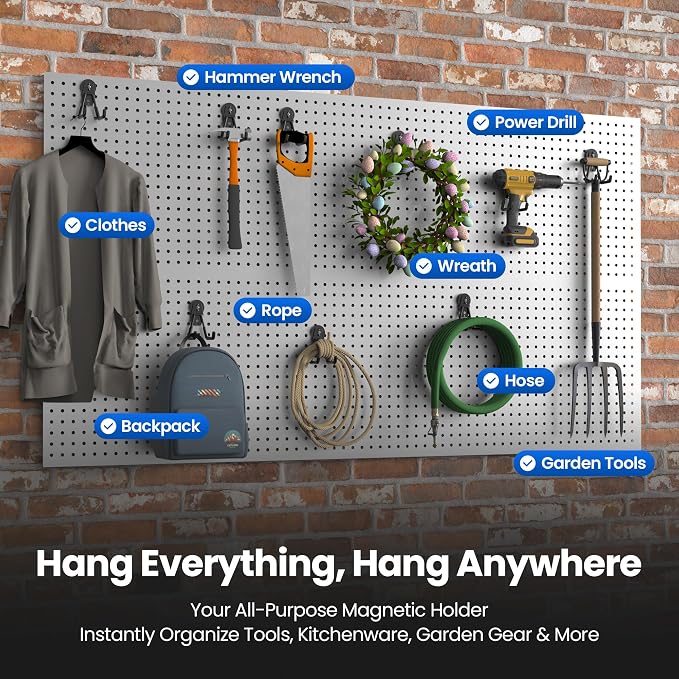 Large Heavy Duty Magnetic Hook Extra Strong Magnetic Garage Hooks Big NdFeB - Image 3