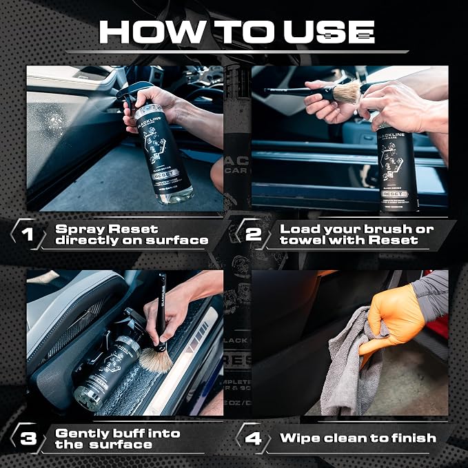 Blackline Luxury Scented Interior Cleaner Reset Deep Cleans & Deodorizes All - Image 6