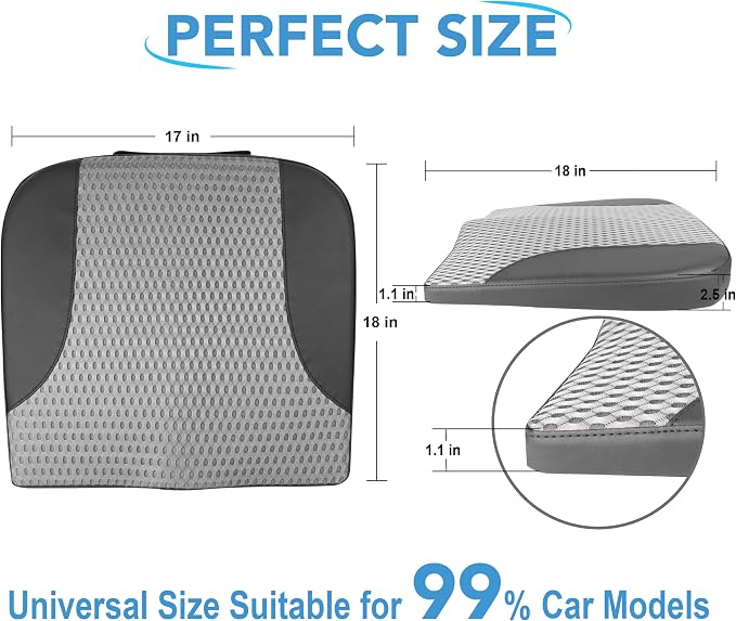 Car Seat Cushion, Comfortable Memory Foam Seat Pillow - Image 9